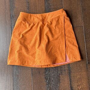 Outdoor voices athletic skort size small orange golf tennis pickleball